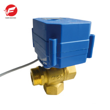 Copper automatic ball powder flow wireless remote control valve